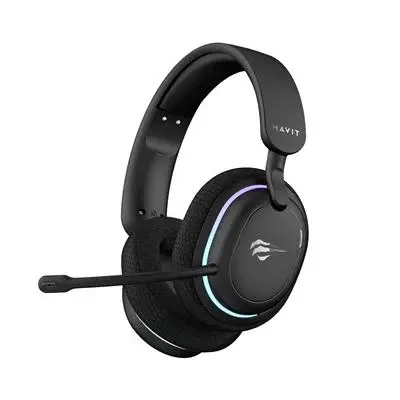 Havit Gamenote Fuxi H7 RGB Kablosuz Gaming Oyuncu Kulaklığı Siyah