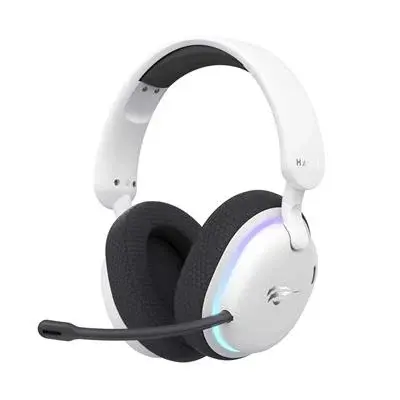 Havit Gamenote Fuxi H7 RGB Kablosuz Gaming Oyuncu Kulaklığı Beyaz