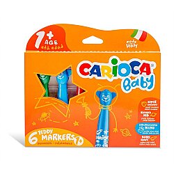 Carioca Jumbo Bebek Süper Yıkanabilir Keçeli Boya Kalemi 6'lı - CARIOCA