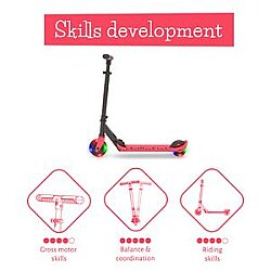 Chillafish Flexxi Glow Işıklı Katlanabilir 2 Tekerlekli Scooter - 11