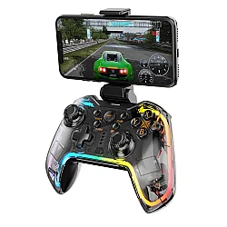 Havit Gamenote G158BT Pro Transparan RGB Gamepad Joystick - HAVIT