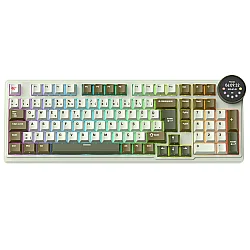 Havit Gamenote KB923L Pro Tri-Mode Kablosuz Mekanik RGB Oyuncu Klavyesi – LCD Ekranlı – Kahverengi - HAVIT