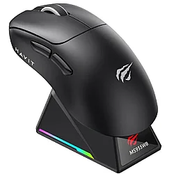 Havit Gamenote MS955WB RGB Wireless Gaming Mouse 3 Modlu + Şarj İstasyonu Ekranlı - HAVIT