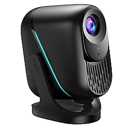 Havit PJ220 Pro Akıllı Projeksiyon Cihazı – Full HD 1080p, Android TV 13.0, 250 ANSI Lümen, Otomatik Odaklama – Siyah - HAVIT